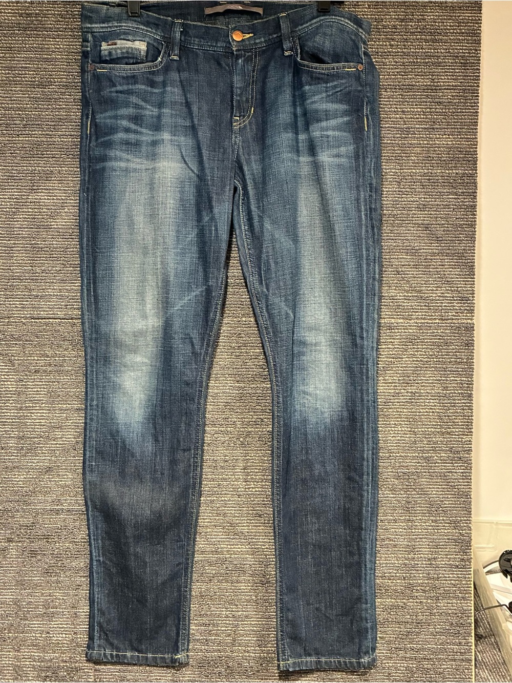 Joe's Jeans Slim Straight Faded Blue Denim